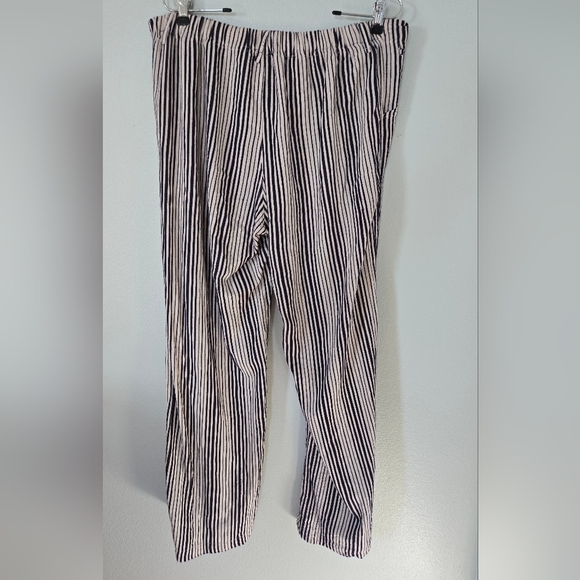 Just Living Navy Stripe Pants XL - Picture 2 of 4